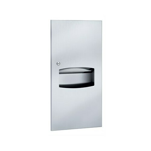 Bradley 2297-000000 Towel/Waste, 1.7 Gal, Recessed